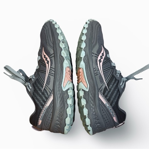 Saucony Versafoam Running Shoe Excursion Tr13 Trail Grey and Pink Womens 8 - Picture 7 of 8